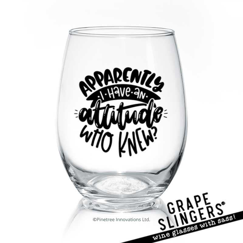 Grape Slingers Wine Glasses