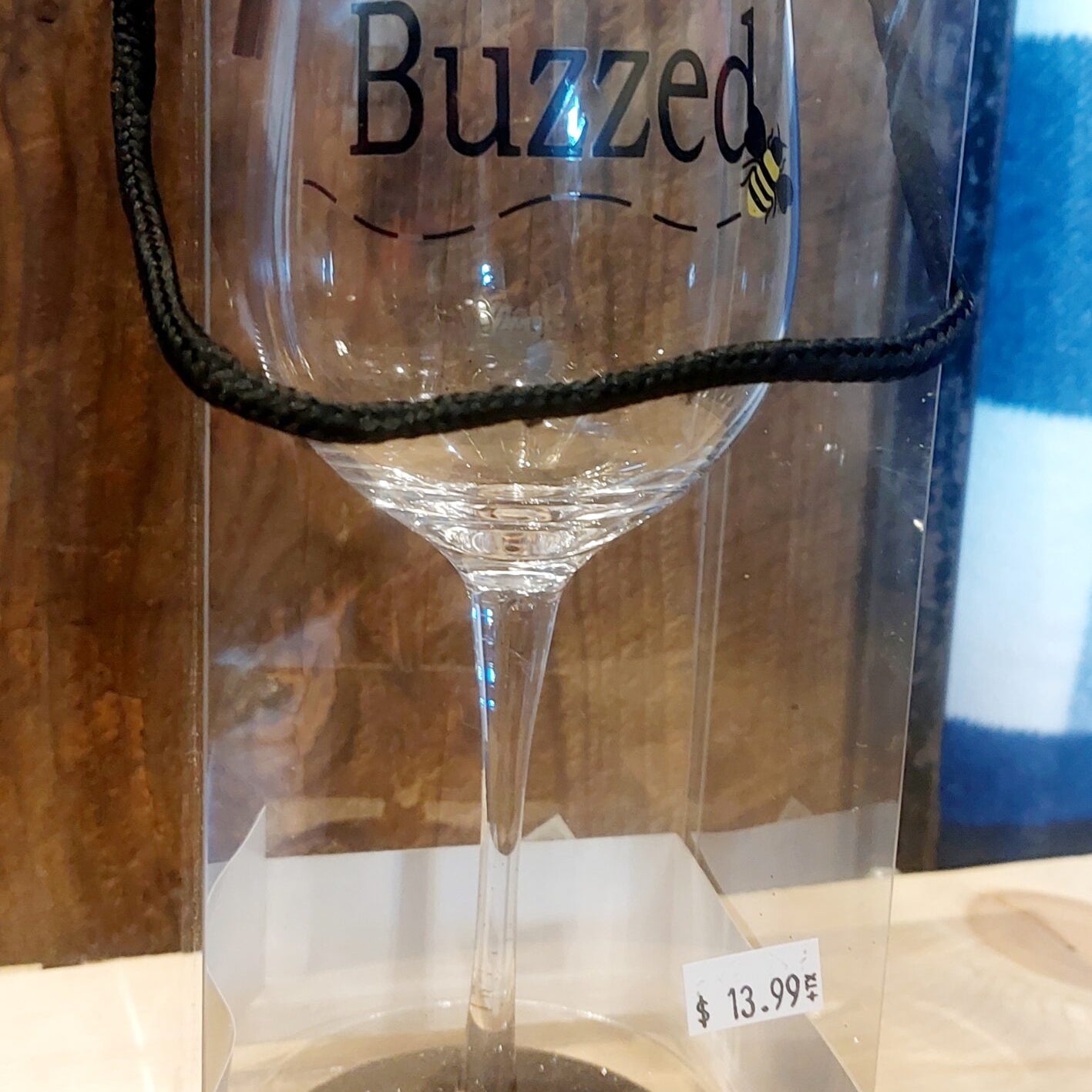 BEE WINE GLASS