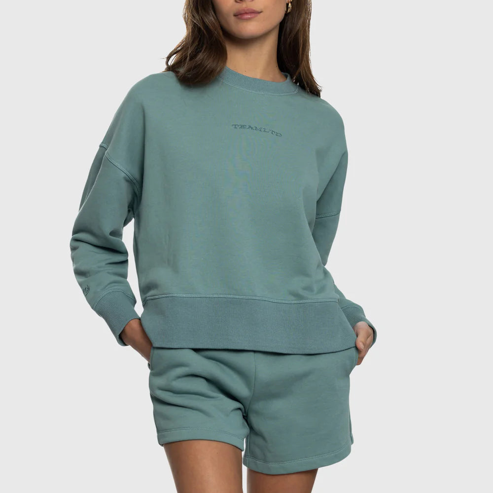 TEAMLTD WOMENS TERRY CREWNECK