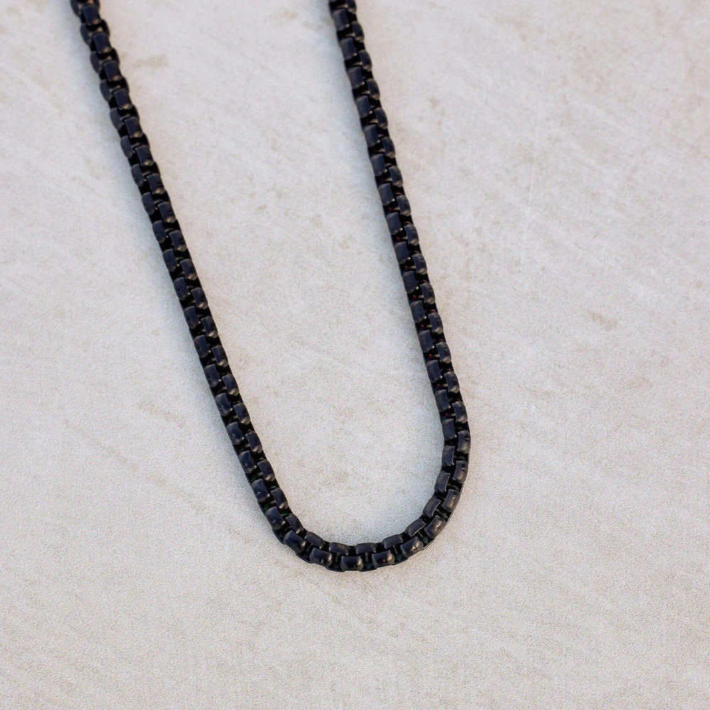 PURAVIDA Men's Rolo Chain Necklace